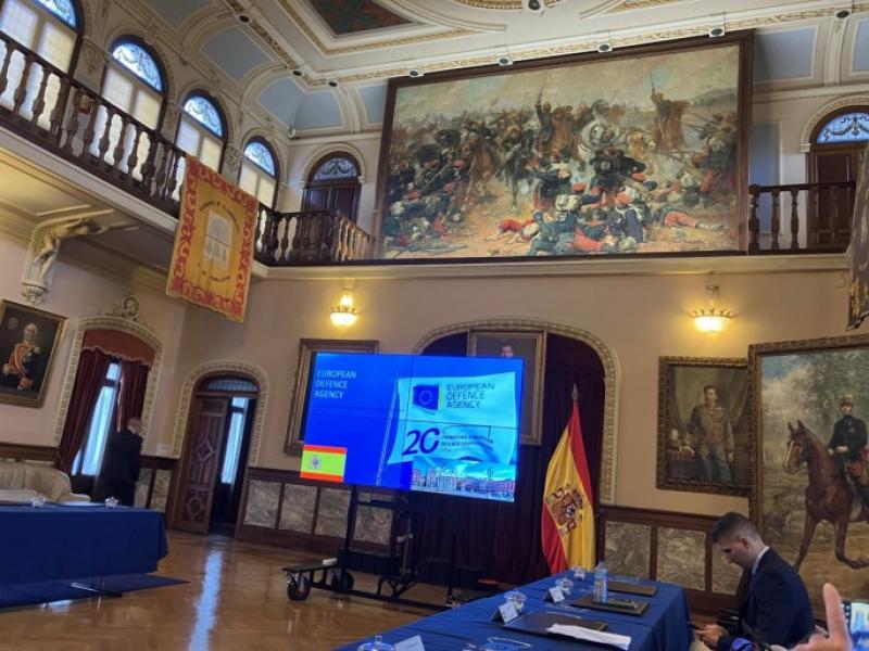 Pracovné stretnutie zástupcov úradu a zástupcov Španielska pôsobiacich v oblasti obrannej štandardizácie.